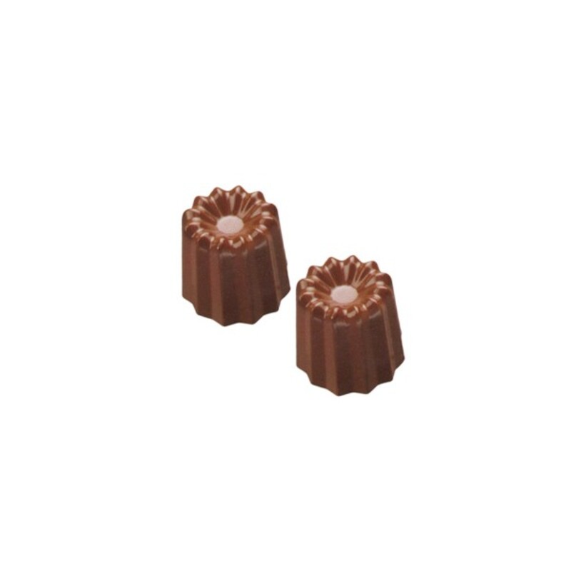 Moule chocolat professionnel 40 petits cannelés