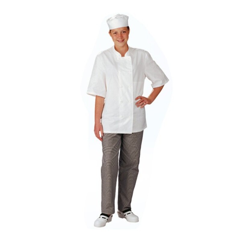 Calot Serge réglable blanc - Vêtements pâtissier