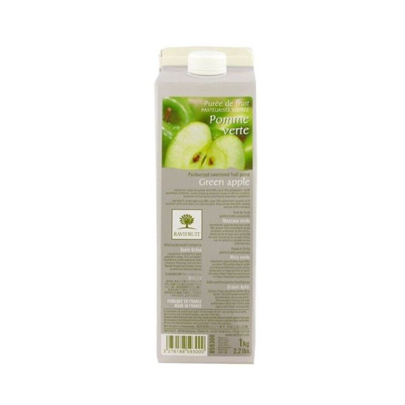 Puree De Fruit Ravifruit Pomme Verte 1 Kg Cerf Dellier