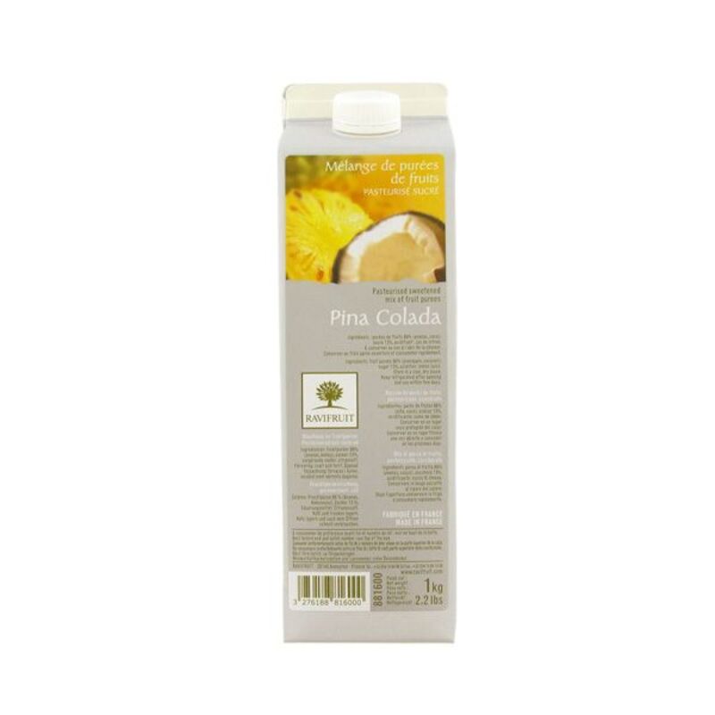 Purée De Fruits Ravifruit Mélange Pina Colada 1 Kg Cerf Dellier 8944