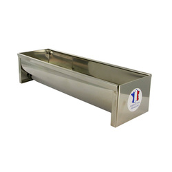 ﻿﻿Gouttière à bûche ronde inox, acier inox, Moules amovibles, 30x4cm - De  Buyer