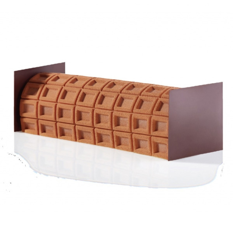 Tapis relief silicone pour bûche Chocolat