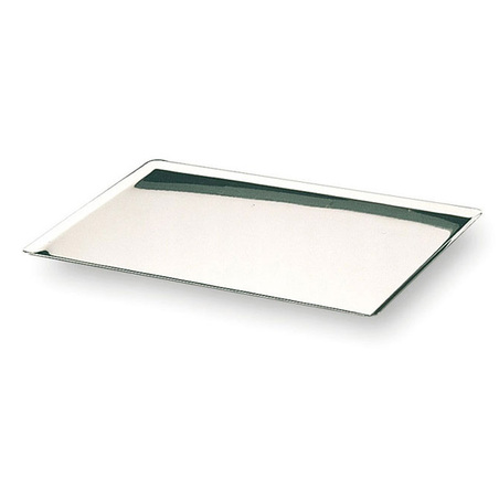 Plaque à pâtisserie 60 x 40 cm, hauteur 1 cm, Angulaire, Aluminium,  perforée 3 mm, 4 bords, angle de bord 45 – Banholzer AG