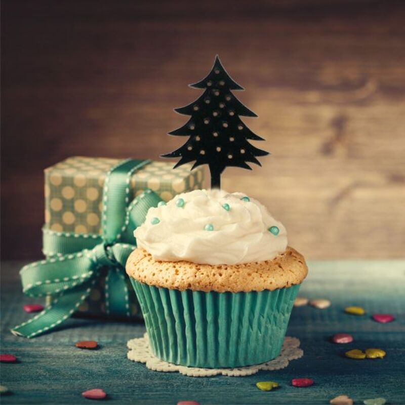 Cupcake Toppers Sapins