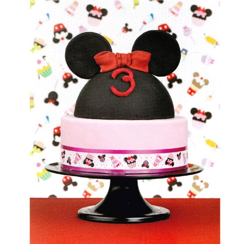 Contour De Gateau Individuel Minnie Rubans Gateau Cerf Dellier