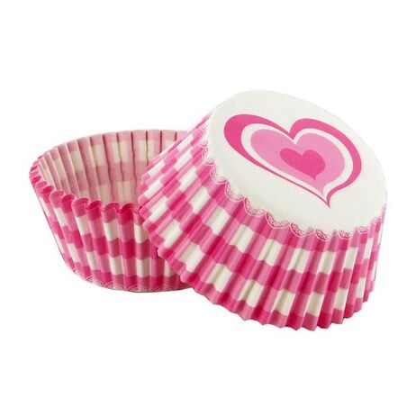 180 mini caissettes à cupcakes couleur or rose - Planète Gateau