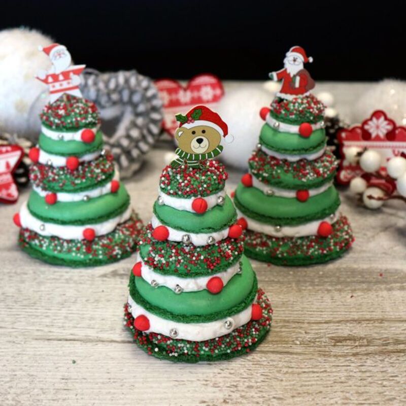 Macarons de Noël - Cerfdellier le Blog