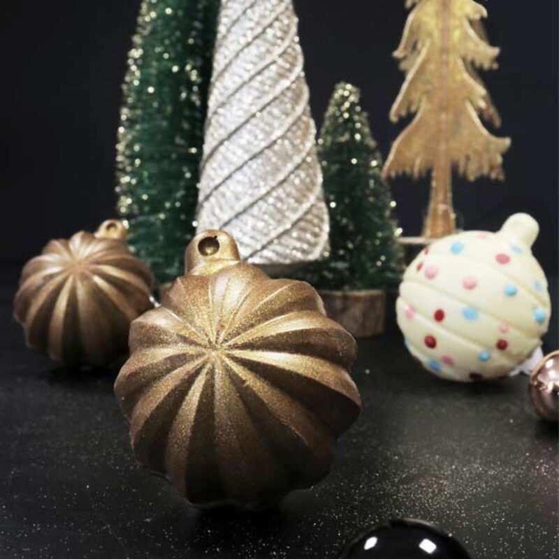 Pack Boule De Noël Etoile En Chocolat