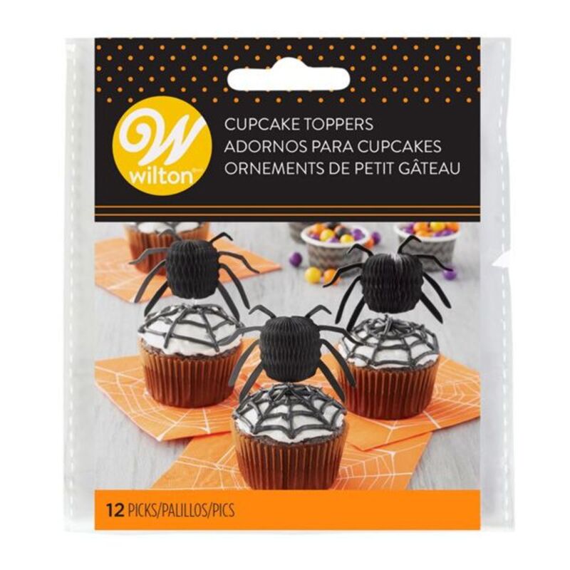 Cupcake Toppers araignées Wilton (x12)