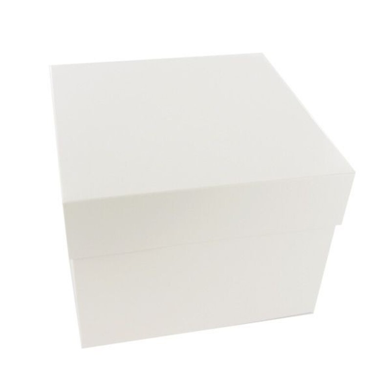 Boîte patisserie blanche sans couvercle pas chere (x 100) | Cerf Dellier