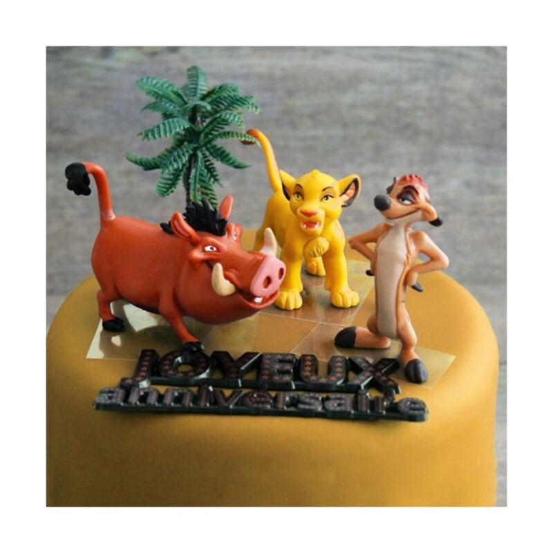 Kit décor gâteau anniversaire Le Roi Lion | Cerf Dellier