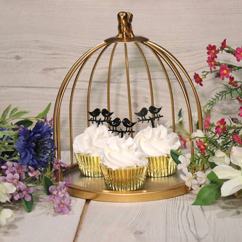 Caissettes cupcakes dorées (x50) - caissette pour cupcake