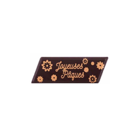 Embouts de bûches chocolat noir Or assortis (x42) Florensuc