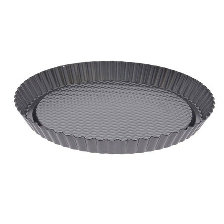 Moule à tarte carré à fond amovible - Revêtement PTFE garanti sans PFOA -  Dimension 18 cm x 18 cm x 2.7 cm - Pâtisserie - Parlapapa