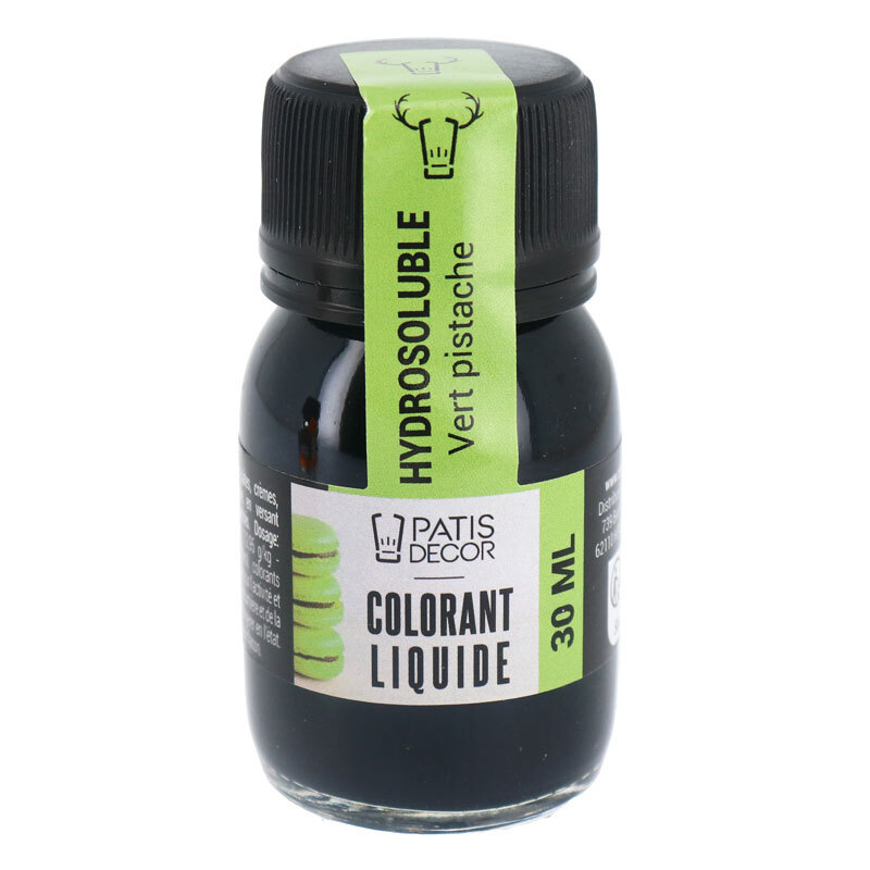 Colorant alimentaire liquide Vert Pistache 30 ml - Patisdécor
