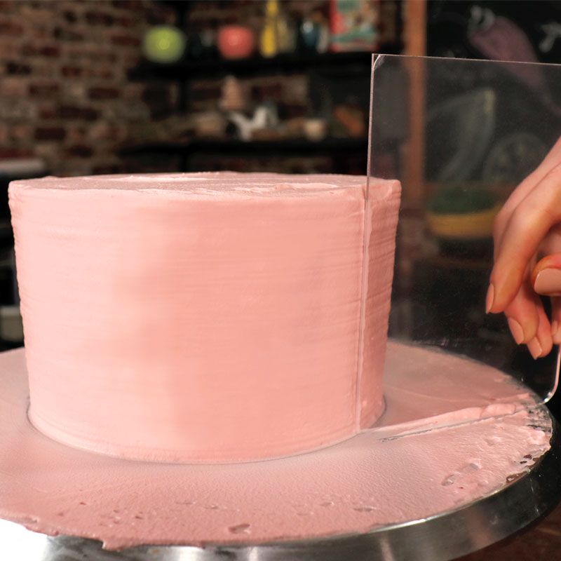 Lisseur à ganache long 25 cm pour cake design