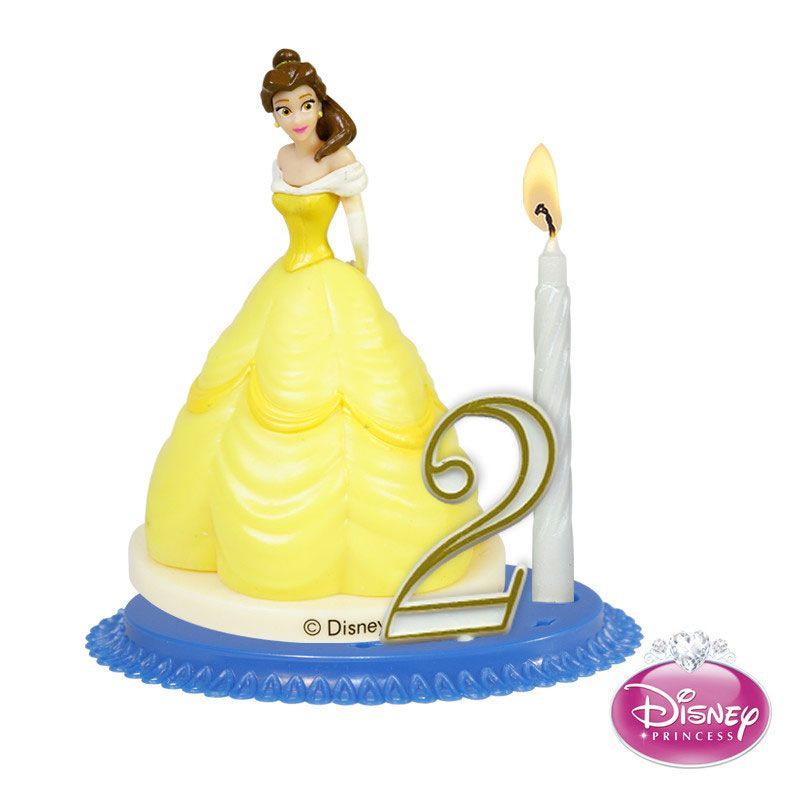 Bougie Princesse Disney 9 ans pour l'anniversaire de votre enfant - Annikids