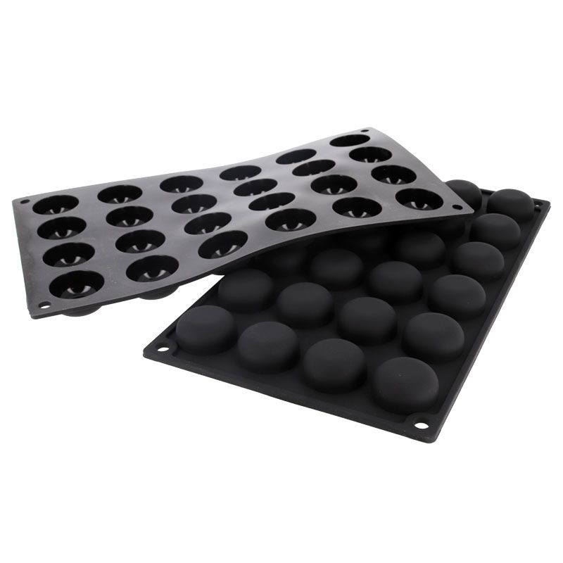 Moule Silicone 12 Os à Moelle Ronds Naturae Silikomart - Moules