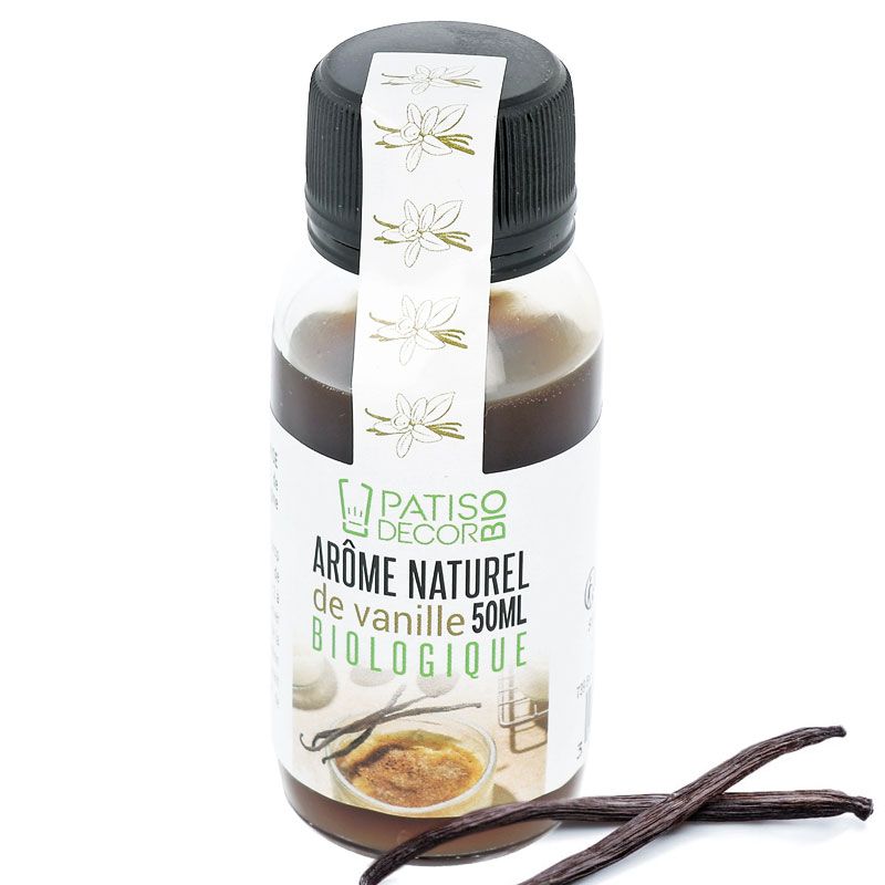 Arôme naturel de vanille biologique avec graines 50 ml
