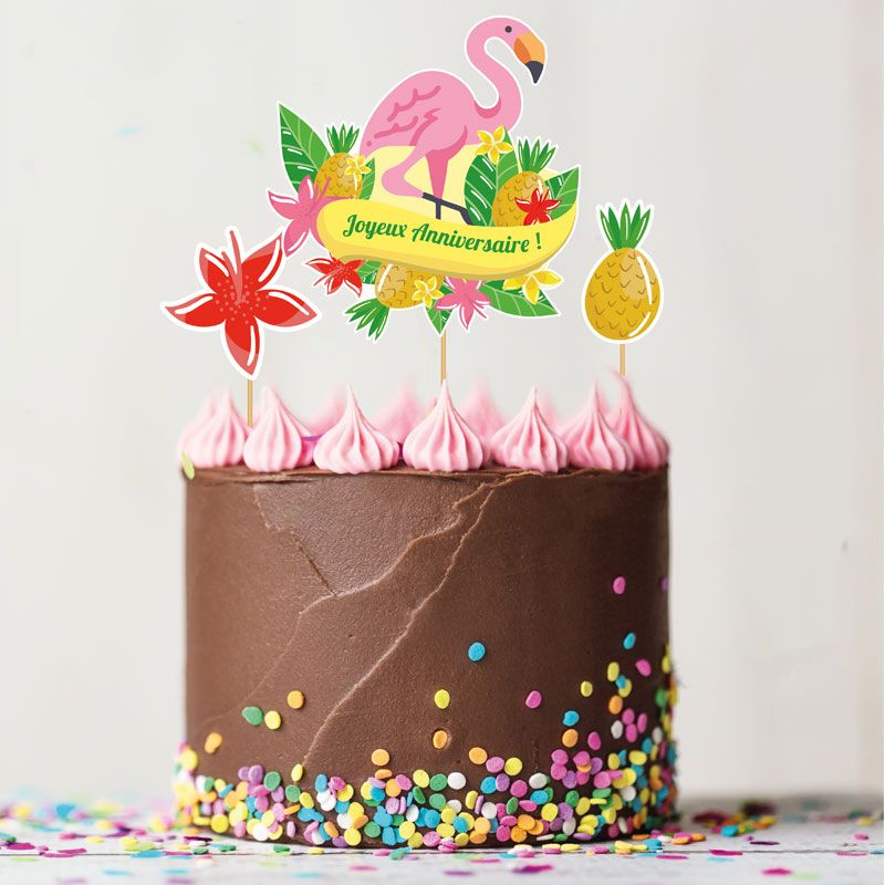 Decoration Gateau Anniversaire,17 pièces Joyeux Anniversaire Cake Topper,Cake  Topper gâteau d'anniversaire,Happy Birthday
