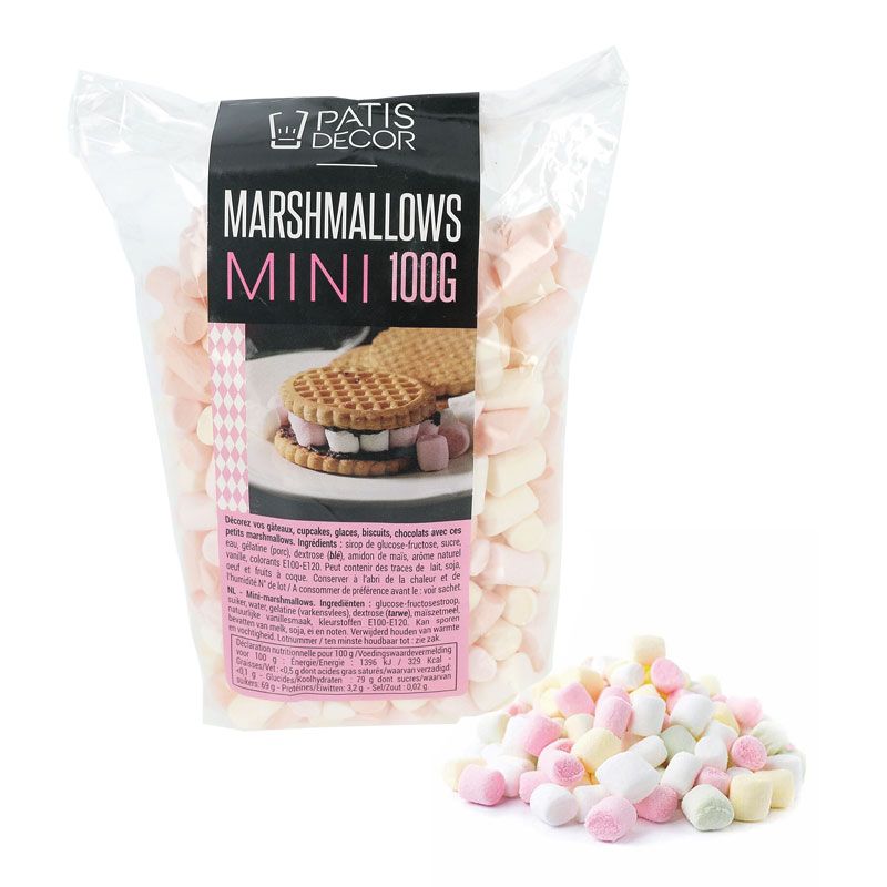 LA PATELIERE Mini Marshmallows 45 g lot de 2 : : Epicerie