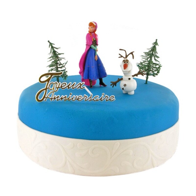 Décor pour gâteau figurine Reine des neiges