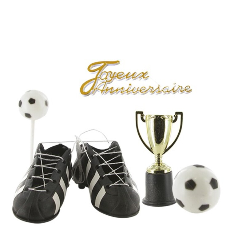 Trophée Résine Football Ballon Chaussure 11 Cm
