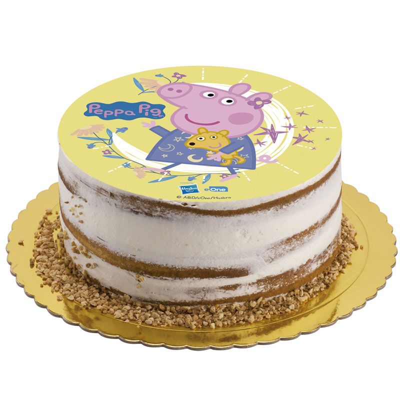 Disque gâteau en azyme Peppa Pig 15,5 cm Dékora