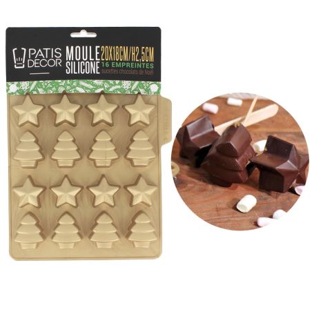 Moule à chocolat en silicone Choco Block Silikomart
