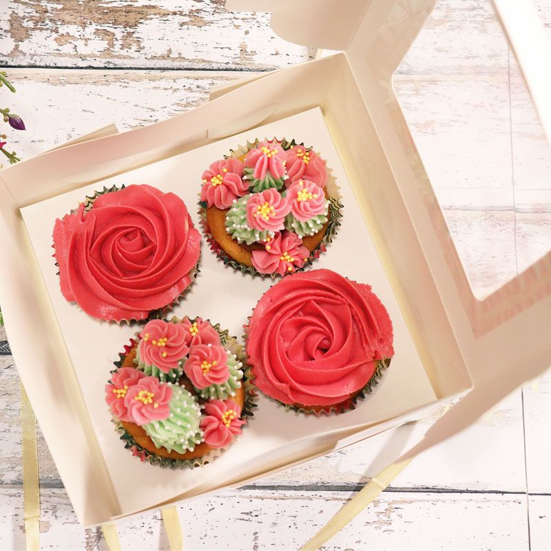 Couvre clé - Cupcake - rose - 3,4 x 3,3 cm
