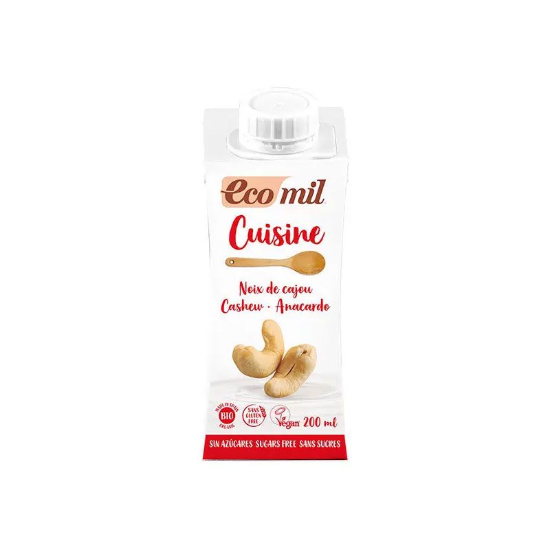 Crème cuisine végétale cajou sans sucres 200 ml