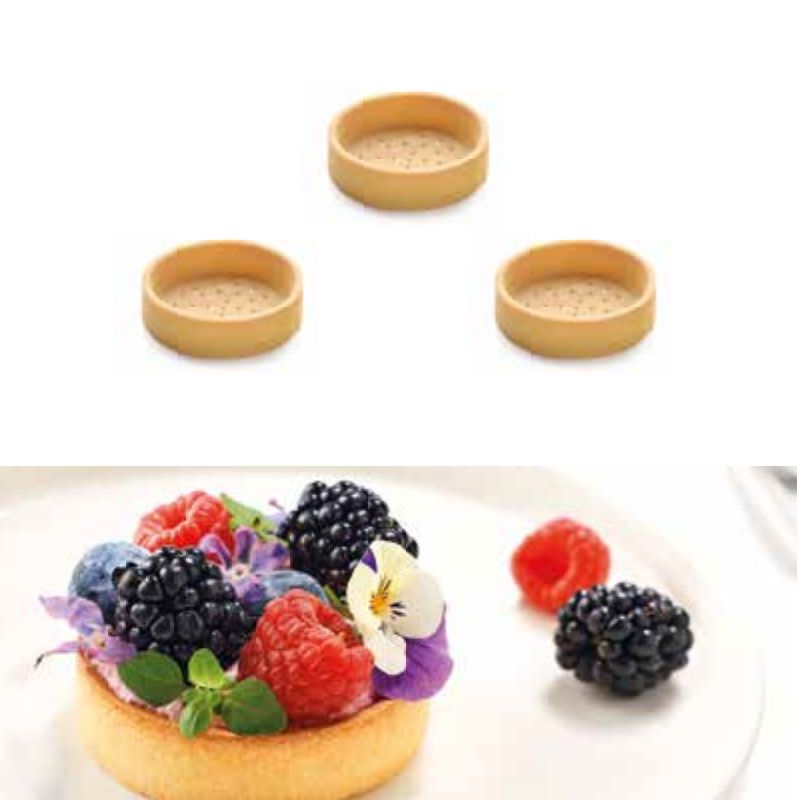 Tartelettes trendy rondes sucrées (x36)