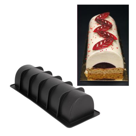 MOULE SILICONE BUCHE WOODY L.22 CM - SOGEQUIP