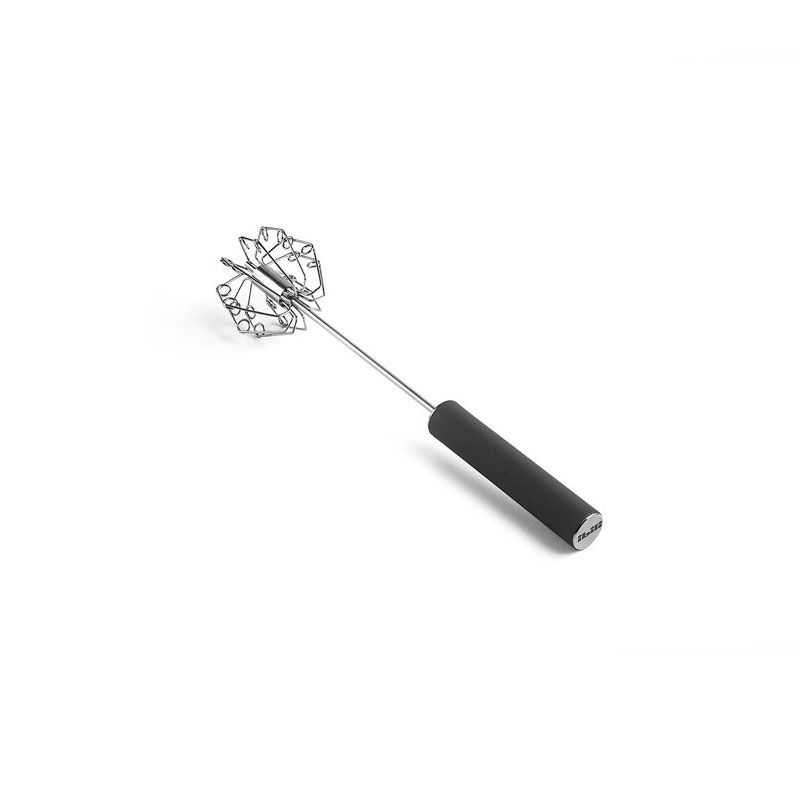 Fouet semi-automatique en acier inoxydable Mixer Ballon d'oeuf lait Batteur  outil de cuisson Fournitures de cuisine 4673