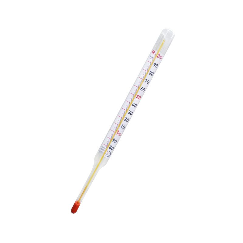 Thermometre a sucre, 80°-200°C, 1 piece, Morceau