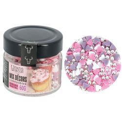 Décors sucre gâteaux - Vermicelles Pastel - 80 g - Sucre fantaisie