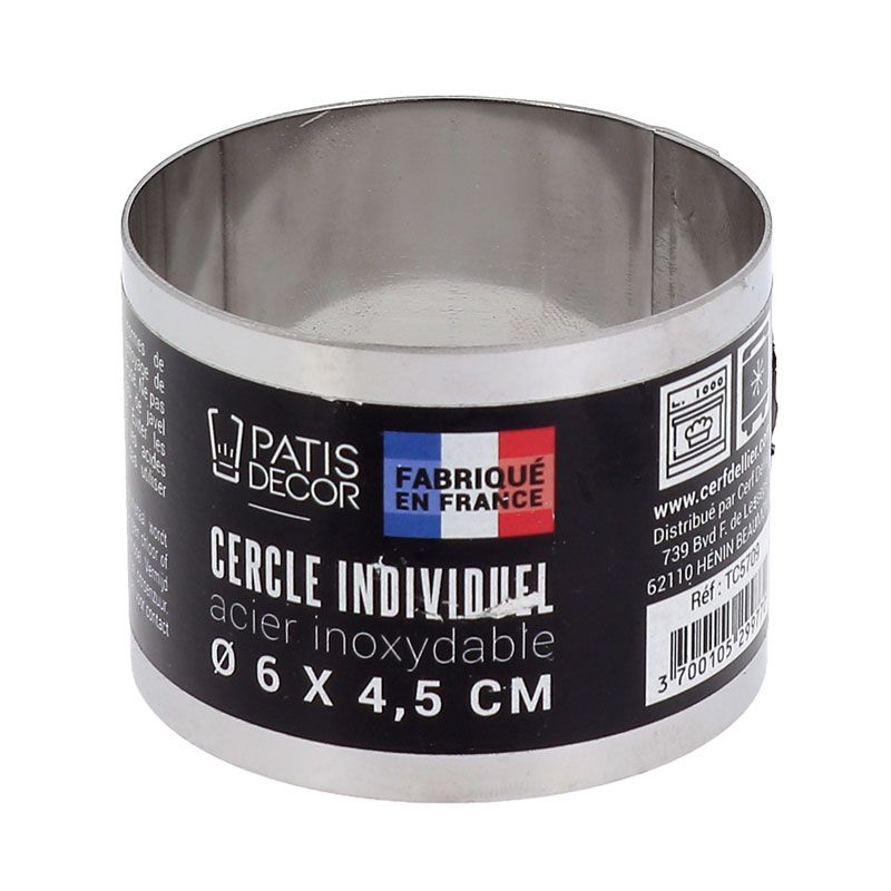 CERCLE INOX CLASICA 10 x 4.5 cm