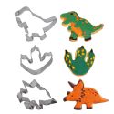 Emporte-pièce Dinosaures assortis Patisdécor (x3)