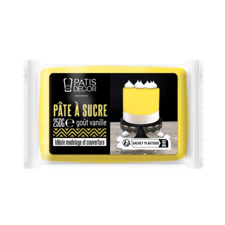 Pâte À Sucre Jaune 250 G Arôme Citron + Stylo Chocolat à Prix Carrefour