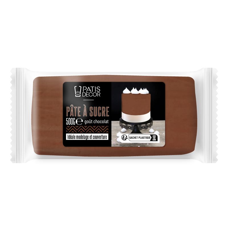 Pâte à sucre marron Patisdécor 500 g