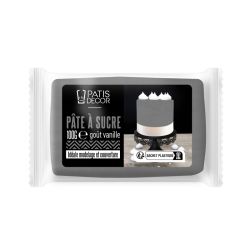 Pâte à sucre Patisdécor - Gris - 100 g