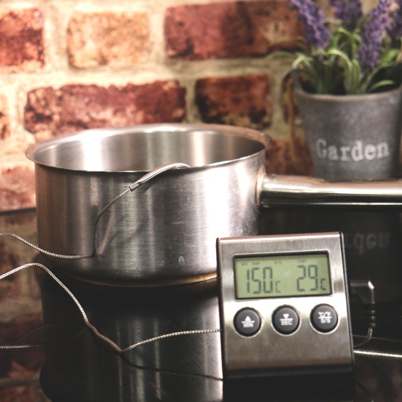 ScrapCooking - Thermomètre Digital Cuisine Pâtisserie Need'it - Compatible  Induction - Thermomètre Alimentaire avec Sonde Inox & Écran Numérique 
