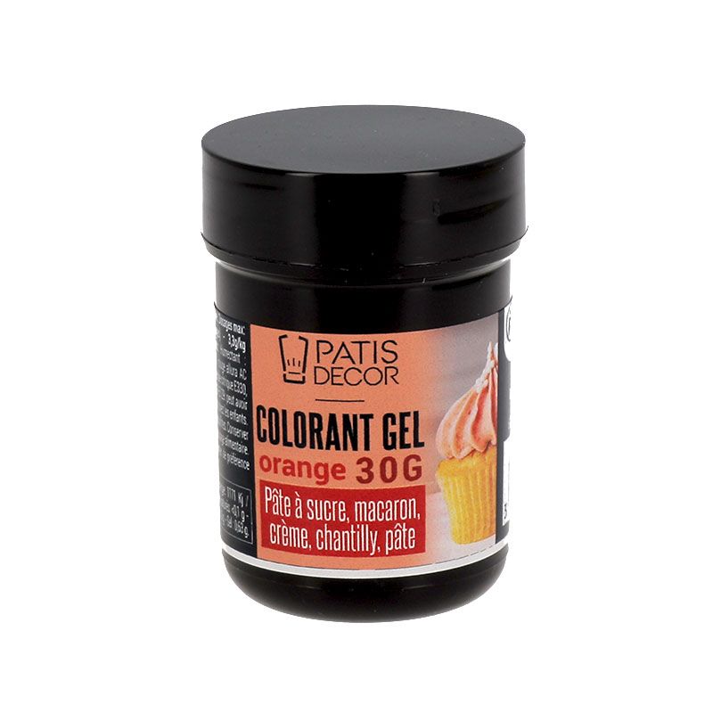 Colorant gel orange Patisdécor