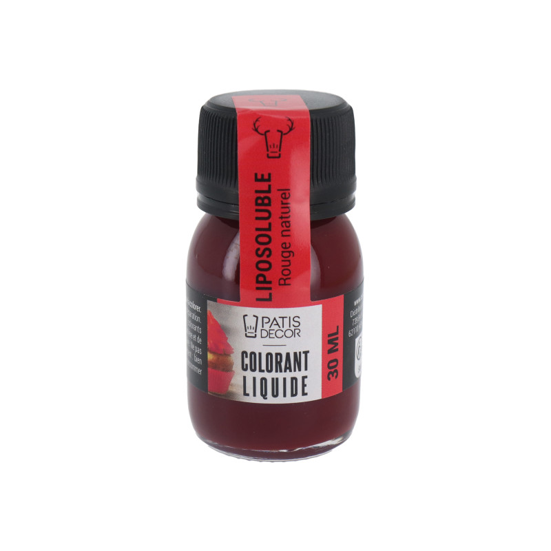 Colorant Alimentaire Liposoluble Lake Rouge Ponceau 10gr - Coloratine