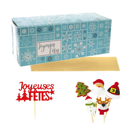 Boîte à Bûche Noël - EmballageFuté.com