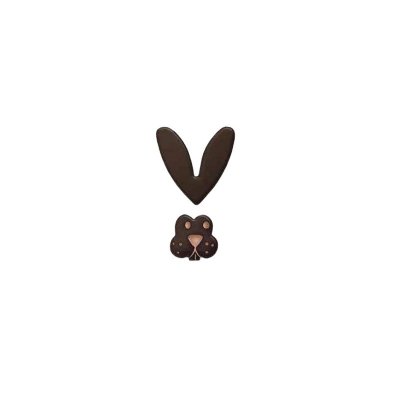 Lapin en chocolat noir (x64)