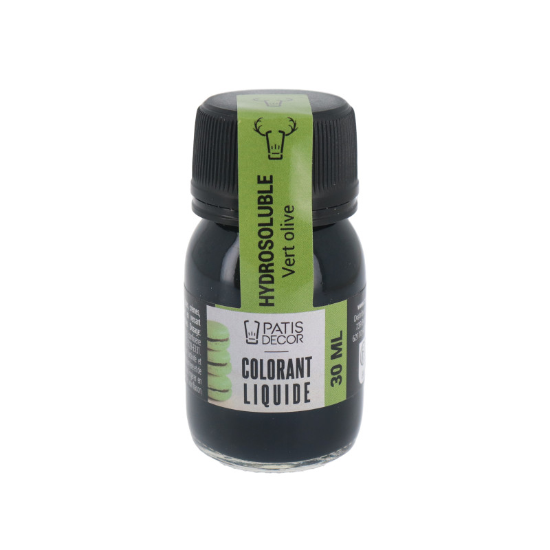 Colorant alimentaire Vert Olive Patisdécor 30 ml