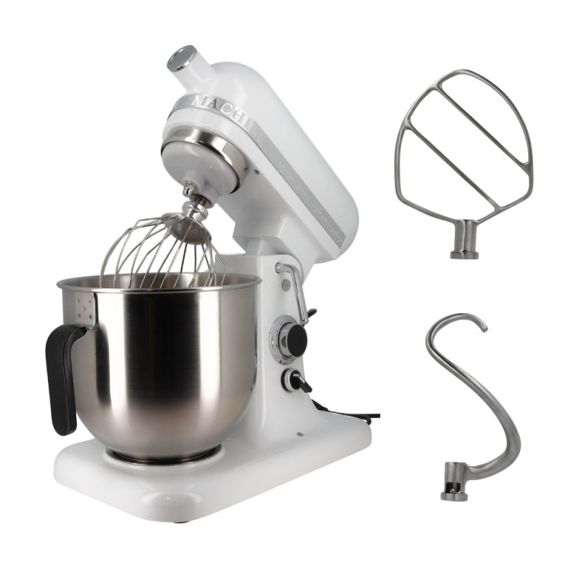 Robot pâtissier blanc 500W PatisDécor accessoires