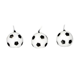 6 bougies ballons de foot