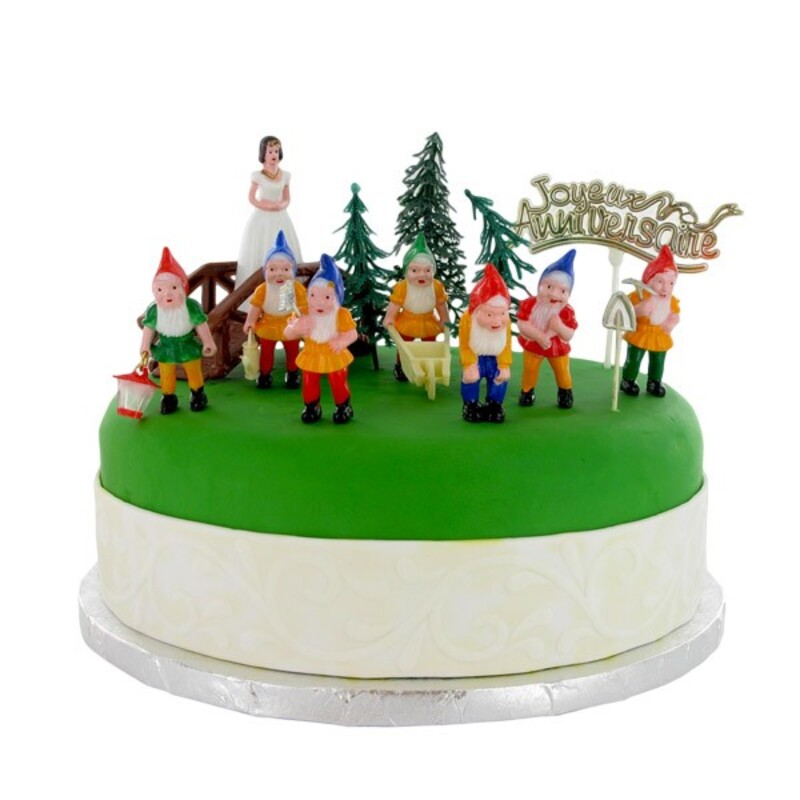 Kit Decor Gateau Blanche Neige Cerf Dellier